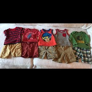 Bundled Boys 5 outfits 18/24/2T